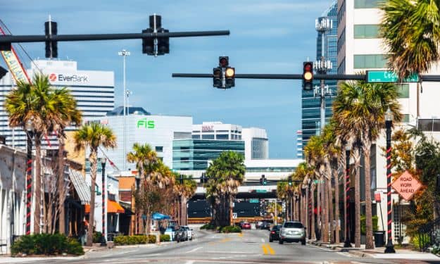 Downtown Jacksonville, FL—an area where ALTA surveys are essential for commercial property transactions.