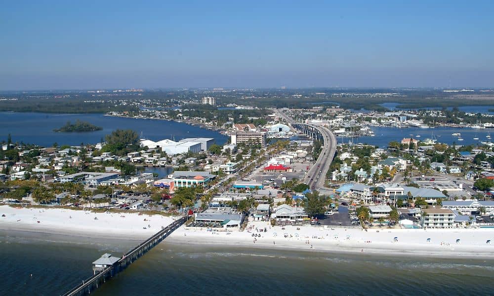 fema elevation certificate Fort Myers FL - ALTA SURVEY Florida Aerial view of Fort Myers Beach, FL—an area where a FEMA elevation certificate can help reduce flood insurance costs